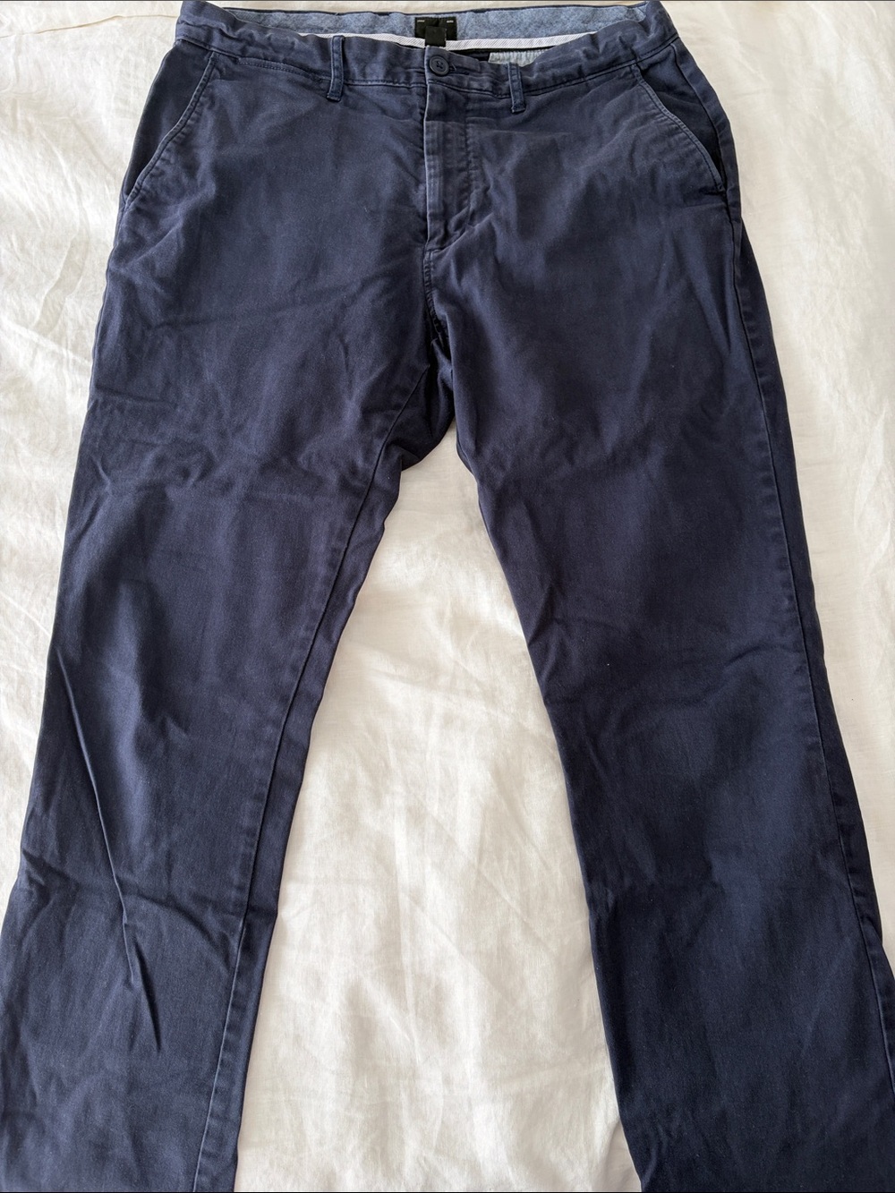 J. Crew Navy Blue Chinos Athletic fit 1040 size 32x30